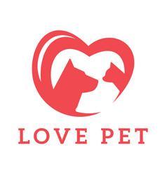 Logo Love Dog And Cat