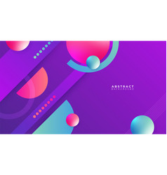 Abstract Colorful Purple Pink Shapes Presentation