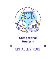 Competitive Analysis Concept Icon