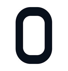 Number Zero Icon