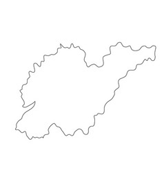 Province Shandong Map Silhouette