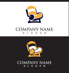 Chair Furniture Logo Image Creative Design Modern