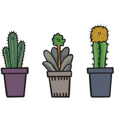 Cute Plant Trio