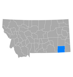 Map Powder River In Montana