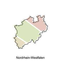 Nordrhein Westfalen Map Of The Germany