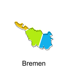 Bremen Map Map Of The Germany Country