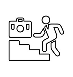 Careers Jobs Office Outline Icon Line Art