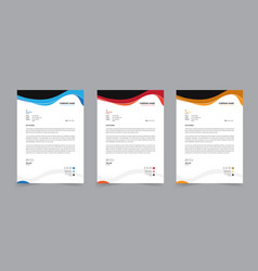 Corporate Modern Letterhead Design Template