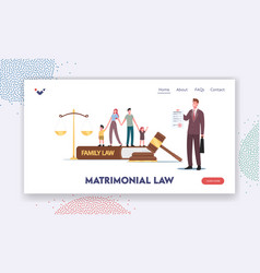 Matrimonial Law Landing Page Template Tiny