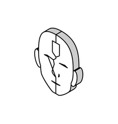 Tilak Mark Isometric Icon