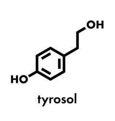 Tyrosol Molecule Antioxidant Found In Olive Oil