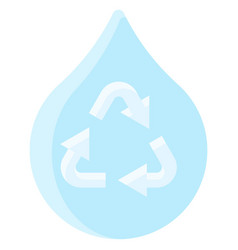 Water Reclamation Icon Earth Day Related