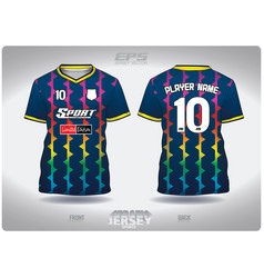 Eps Jersey Sports Shirt Blue Rainbow Car Wheel