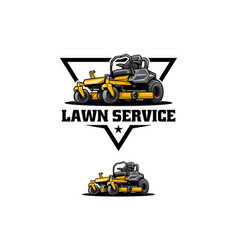 Riding Lawn Mower - Care Isolated Logo