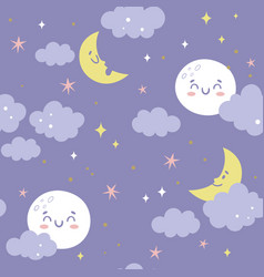 Night Sky Seamless Pattern