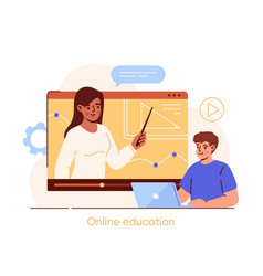 Online Education Concept