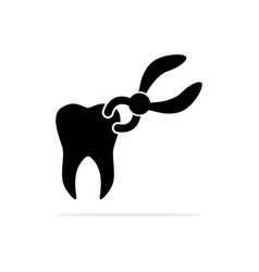 Tooth Pliers Icon Concept For Design