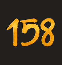 158 Number Logo