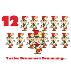 Twelve Drummers Drumming