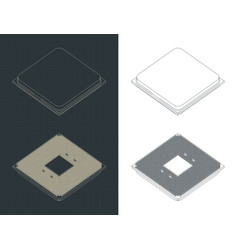 Cpu Isometric Blueprints