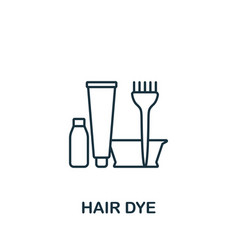 Hair Dye Icon Monochrome Simple Barber Shop Icon