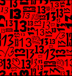 Magic Unlucky Number Thirteen Typographical