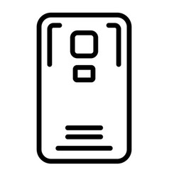 Shield Phone Case Icon Outline Mobile