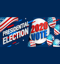 2020 Usa Presidential Election Banner