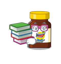 A Diligent Student In Bottle Vitamin C Mascot