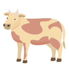 Cow Icon Cartoon Farm Cattle