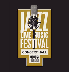 Poster For Jazz Festival Or Live Music Concert