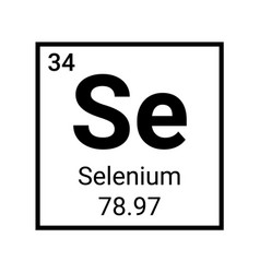 Selenium Periodic Element Molecule Icon