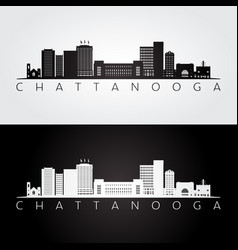 Chattanooga Tennessee Skyline And Landmarks