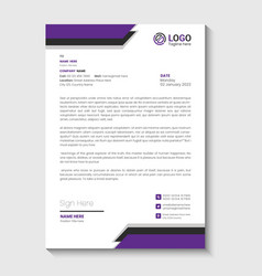 Modern Letterhead Template