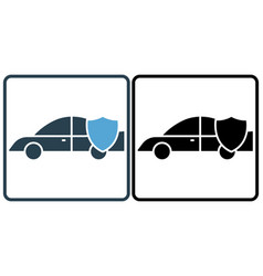 Car Insurance Icon Icon With Shield Icon