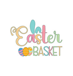 Happy Easter Basket T Shirt Design