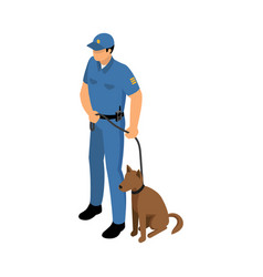 Isometric Police Dog