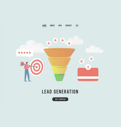 Lead Generation Concept Increase Website Traffic