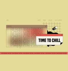 Time To Chill Web Page Template