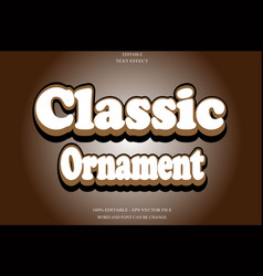 Classic Ornament Editable Text Effect