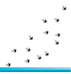 Flying Swallow Icon