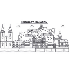 Hungary Balaton Line Skyline