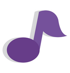 Music Note On White Background