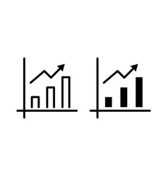 Simple Bar Chart Icon Set