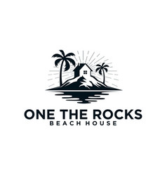 Beach Vacation Home Rental Logo Design Inspiration