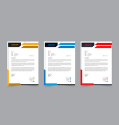 Corporate Modern Letterhead Design Template