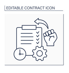 Ratification Line Icon