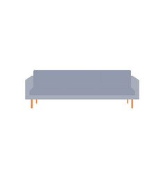 Sofa Flat Clean Icon Design Element On Isolated