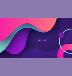 Abstract Colorful Purple Pink Shapes Presentation