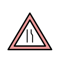 Dual Carriageway Ahead Icon